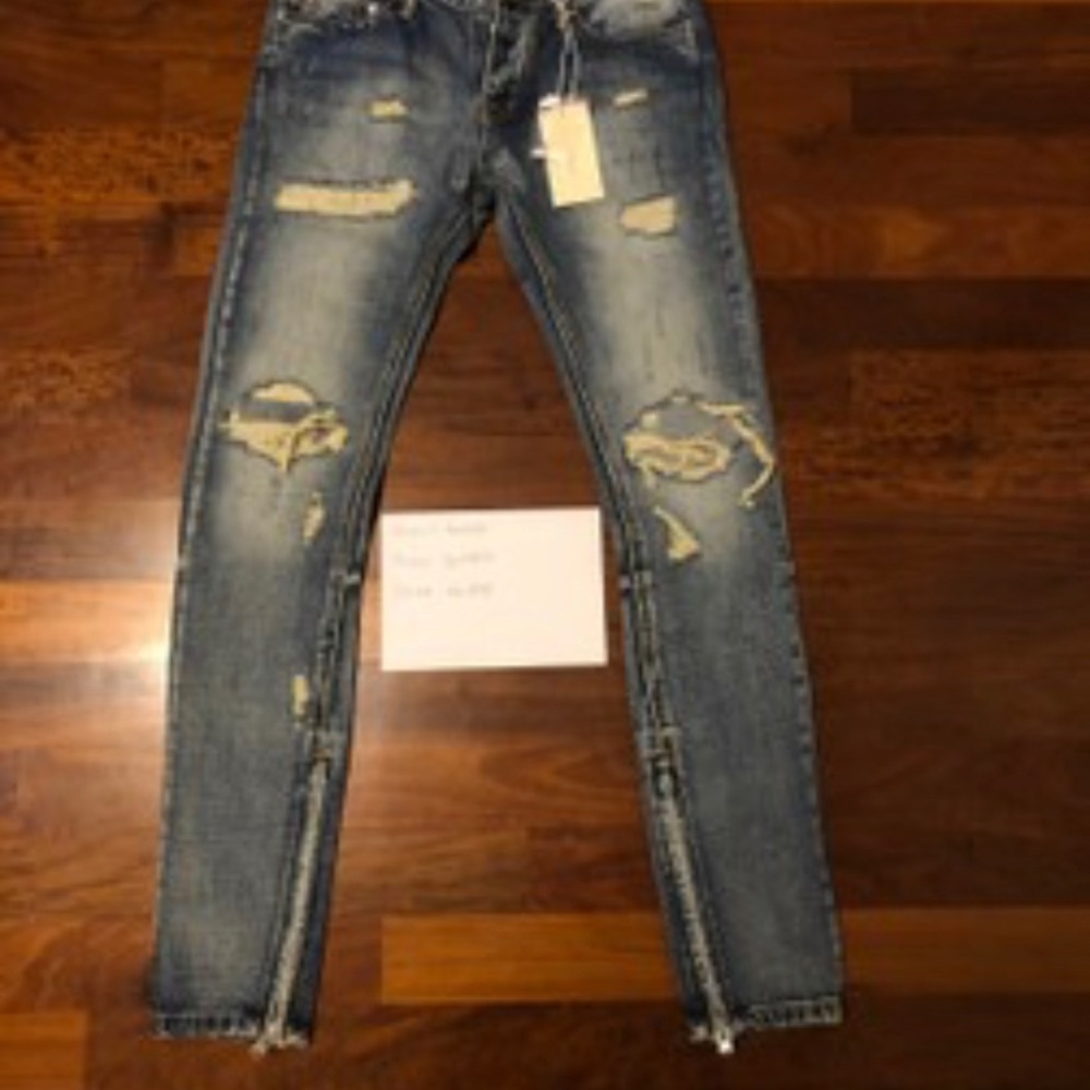 Mnml Repaired Denim - Blue